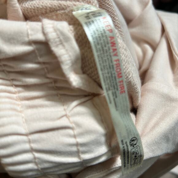 NEW Free People Inbound Jumpsuit Antique Blush Md Barrel Monochrome Athleisure - Picture 9 of 11